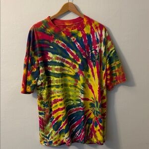 VTG 90s Colorful Tie-Dye T-Shirt Tennessee Dixie Boys Baseball Size XXL